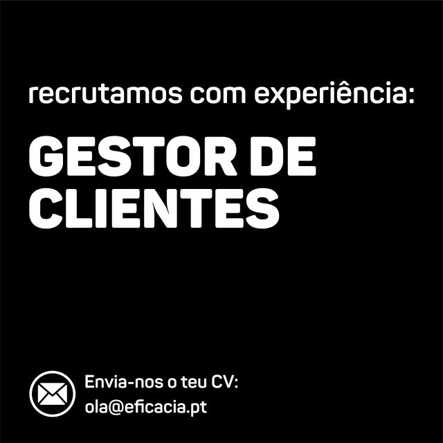 Estamos a recrutar Gestor Comercial (m/f)